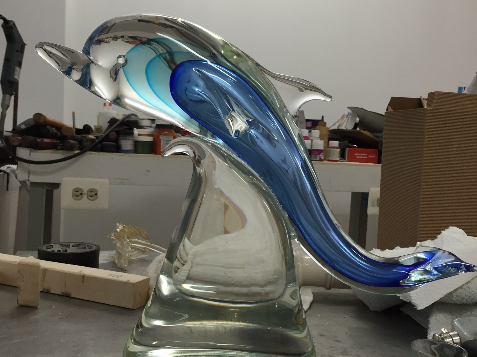 art glass repair